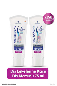 Sensodyne Klinik Beyazlık Naneli Organik Florürlü Diş Macunu 75 ml