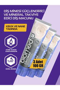 Biomed Calcımax Kömürlü Organik Florürlü Diş Macunu 300 ml