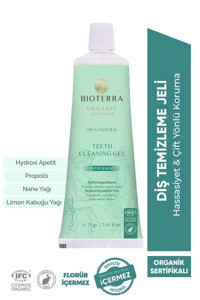 Bioterra Naneli Organik Florürsüz Diş Macunu 75 gr