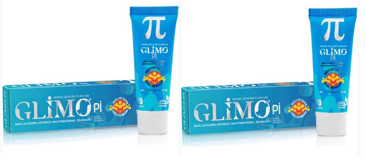 Glimo Naneli Organik Florürsüz Diş Macunu 2x75 ml