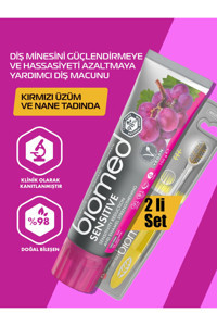 Biomed Sensitive Kırmızı Üzümlü Organik Florürsüz Diş Macunu 200 ml