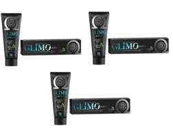 Glimo Omega Kömürlü Organik Florürsüz Diş Macunu 3x20 ml