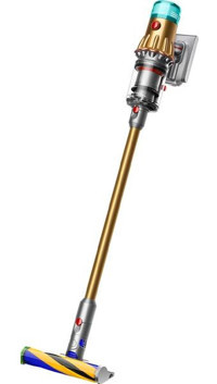 Dyson V12 Detect Slim Kuru Hepa Filtreli 150 W Kablosuz Şarjlı Dikey Süpürge Sarı