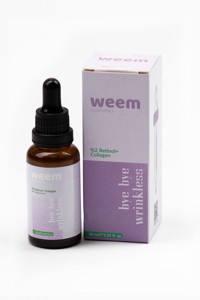 Weem Retinollü Yüz Dolgunlaştıran Canlandırıcı Yaşlanma Kırışıklık Karşıtı Jel Yüz Serumu 30 ml