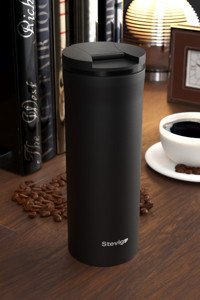 Stevig St-201 Paslanmaz Çelik 400 ml Termos Siyah