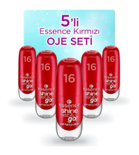Essence Shine Go 5'li No:16 Kırmızı Parlak Oje