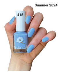 Pastel Summer 2024 No:415 Mavi Parlak Oje