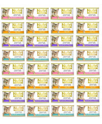 Nutri Feline 4 Çeşit Karışık Kıyılmış Yaş Kedi Maması 32x85 gr