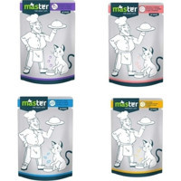 Master Pouch Karışık Parça Etli-Soslu Yaş Kedi Maması 24x80 gr