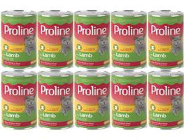 Proline Kuzu Eti Parça Etli-Soslu Yaş Kedi Maması 10x400 gr