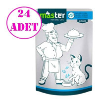 Master Pouch Balık Jöleli Yaş Kedi Maması 24x80 gr