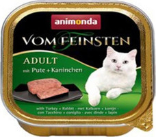 Animonda Vom Feinsten Hindi-Tavşan Jöleli Yaş Kedi Maması 6x100 gr