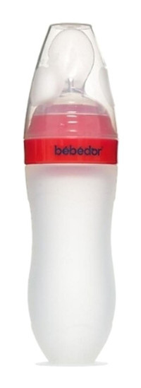 Bebedor 75O9 Plastik 6+ Ay Kırmızı Biberon Seti 120 ml