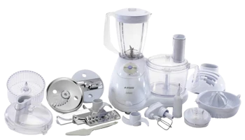 Arçelik Robolio K 1190 1500 ml Plastik Hazneli Çift Bıçaklı 7'li Blender Seti Beyaz