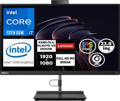 Lenovo ThinkCentre Neo 30A 24 G4 12K0A05CTR 032 Dahili UHD Graphics Intel Core i7 13620H 48 GB Ram 4 TB SSD 23.8 inç Full HD Windows 11 Pro All In One Bilgisayar