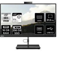Lenovo ThinkCentre Neo 30A 12B3003RTXP311 Dahili Iris Xe Graphics Intel Core i5 1235U 16 GB Ram 256 GB SSD 21.5 inç Full HD Freedos All In One Bilgisayar