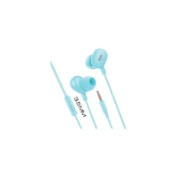 Linktech H310 Silikonlu Mikrofonlu 3.5 Mm Jak Kablolu Kulaklık Turkuaz
