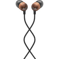 Marley Em-Je041 Silikonlu Mikrofonlu Örgülü 3.5 Mm Jak Kablolu Kulaklık Siyah