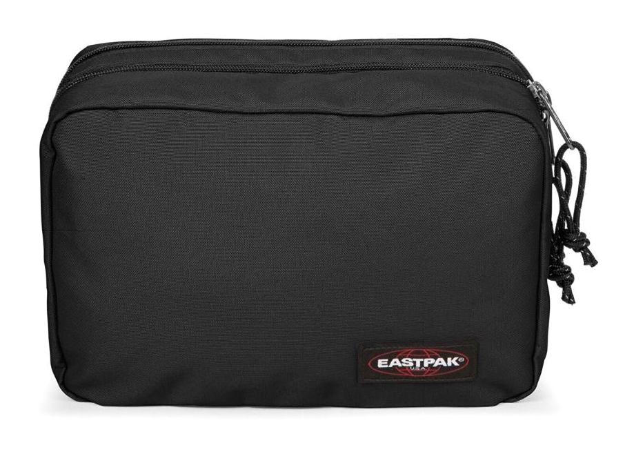 Eastpak EK88E008 Bölmeli Siyah Logolu Polyester Orta Boy Çok Gözlü Seyahat Makyaj Çantası