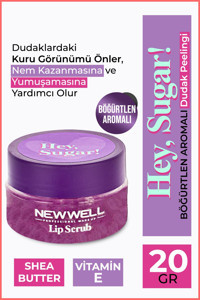 New Well Böğürtlen Aromalı Balm Kavanoz Yüz Peelingi 20 gr