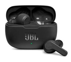 JBL Wave 200 Android & iOS Uyumlu Su Geçirmez Çift Mikrofonlu 5.0 Silikonlu Gürültü Önleyicili Kablosuz Kulak İçi Bluetooth Kulaklık Siyah