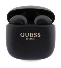 Guess EST Yazı Logolu Android & iOS Uyumlu 5.3 Silikonsuz Kablosuz Kulak İçi Bluetooth Kulaklık Siyah
