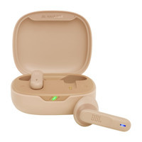 JBL Wave Flex Android & iOS Uyumlu Çift Mikrofonlu 5.2 Silikonsuz Kablosuz Kulak İçi Bluetooth Kulaklık Bej