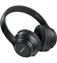 Coverzone EP03 Android & iOS Uyumlu 5.3 Silikonlu Kablosuz Kulak Üstü Bluetooth Kulaklık Siyah