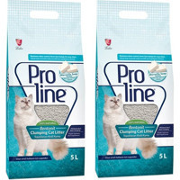 Proline Sabun Kokulu Topaklanan İnce Taneli Bentonit Kedi Kumu 2x5 lt