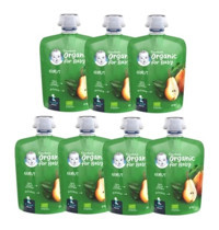 Gerber For Baby Tahılsız Glutensiz Organik Armutlu Kaşık Maması 7x90 gr