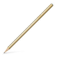 Faber-Castell Sparkle Pearl Gold Üçgen Siyah Kurşun Kalem