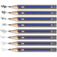 Faber-Castell Goldfaber 1221 12'li Köşeli Siyah 2H Kurşun Kalem Seti
