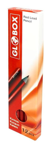 Globox 12'li Kırmızı Kurşun Kalem Seti