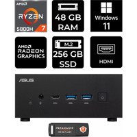 Asus ExpertCenter PN52-P2441 Dahili Radeon RX Vega 8 AMD Ryzen 7 5800H 48 GB 256 GB Windows 11 Pro Mini Pc + Per4 USB Flash Bellek