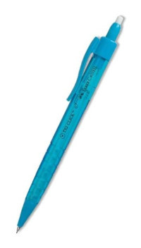 Faber-Castell Tri Click 1363 Silgili Metal Metalik Siyah 0.7 mm Versatil Kalem
