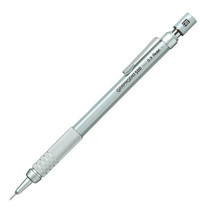 Pentel Graphgear 500 Silgili Metal Metalik Gri 0.3 mm Versatil Kalem