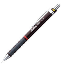 Rotring Tikky Silgili Krom Metalik Bordo 0.35 mm Versatil Kalem