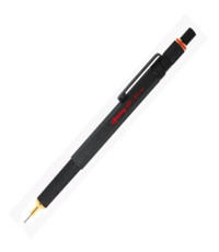 Rotring 800 Silgili Krom Metalik Siyah 0.5 mm Versatil Kalem