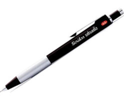 Scrikss Atlantis Silgili Krom Metalik Siyah 0.5 mm Versatil Kalem
