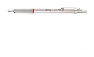 Rotring Rapid Pro Silgili Krom Metalik Krom 0.5 mm Versatil Kalem