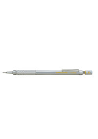 Pentel Graphgear 500 Silgili Metal Metalik Gri 0.9 mm Versatil Kalem