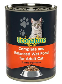 Econature Lamb Formula Kuzu Etli Yetişkin Yaş Kedi Maması 400 gr