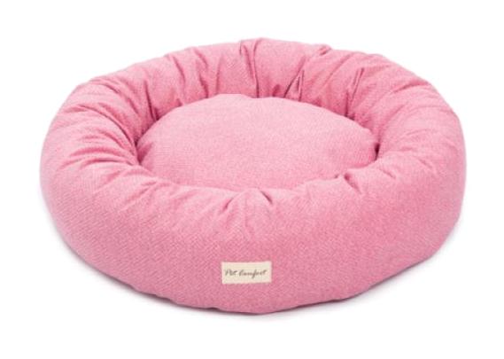 Pet Comfort Hotel Nidus Yıkanabilir Orta Irk İç Mekan Köpek Yatağı Pembe