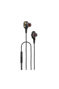 Tecno Hot Beats 3D Silikonlu Mikrofonlu 3.5 Mm Jak Kablolu Kulaklık Siyah