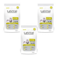 Lavital Nutrition For Lifetime Somonlu Az Tahıllı Yavru Kuru Kedi Maması 3x1.5 kg