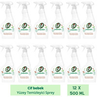 Cif Bebek Çok Amaçlı Yüzey Temizleyici 12x500 ml