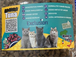 Exclusion Ton Balığı Az Tahıllı Yetişkin Kuru Kedi Maması 1 kg