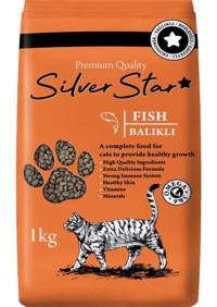 Silver Star Premium Quality Balık Az Tahıllı Yetişkin Kuru Kedi Maması 1 kg