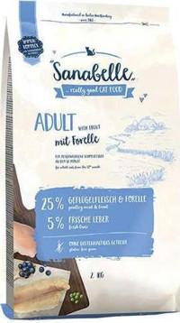 Sanabelle Forelle Alabalık Yetişkin Kuru Kedi Maması 2 kg