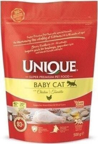 Unique Tavuk Az Tahıllı Yavru Kuru Kedi Maması 500 gr